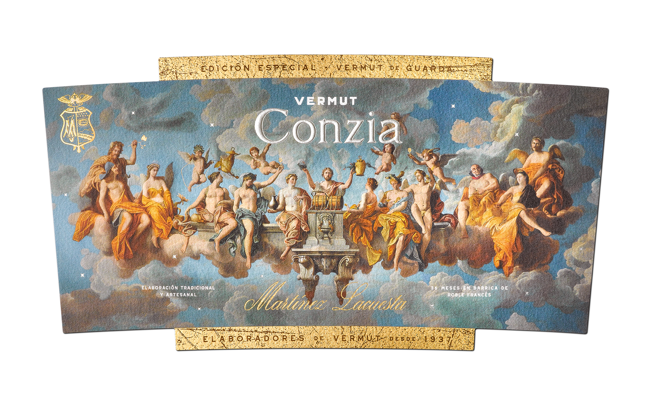 Etiqueta de Vermut Conzia
