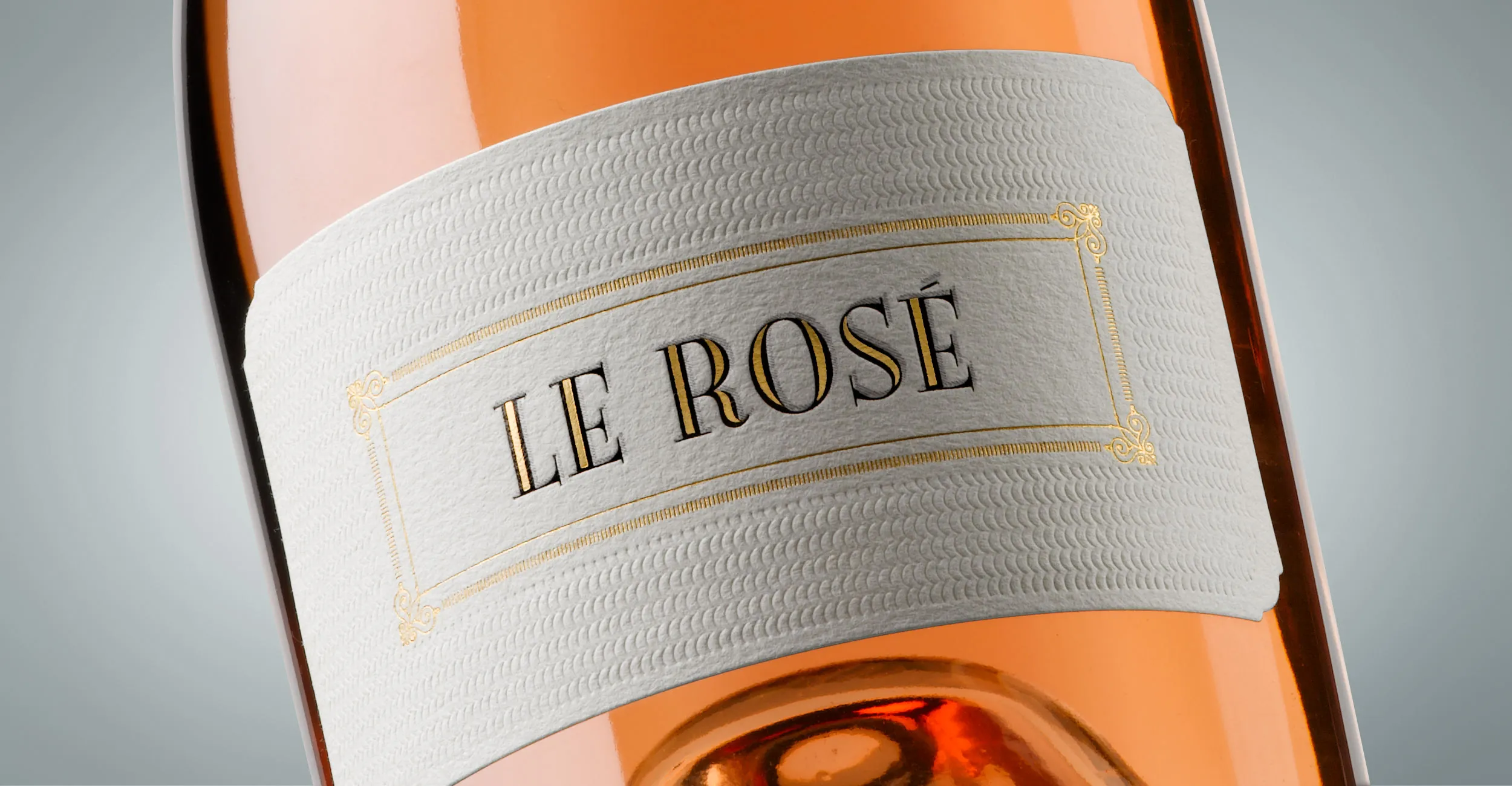 Botella de Le Rosé, vino rosado de Bodegas Antídoto.