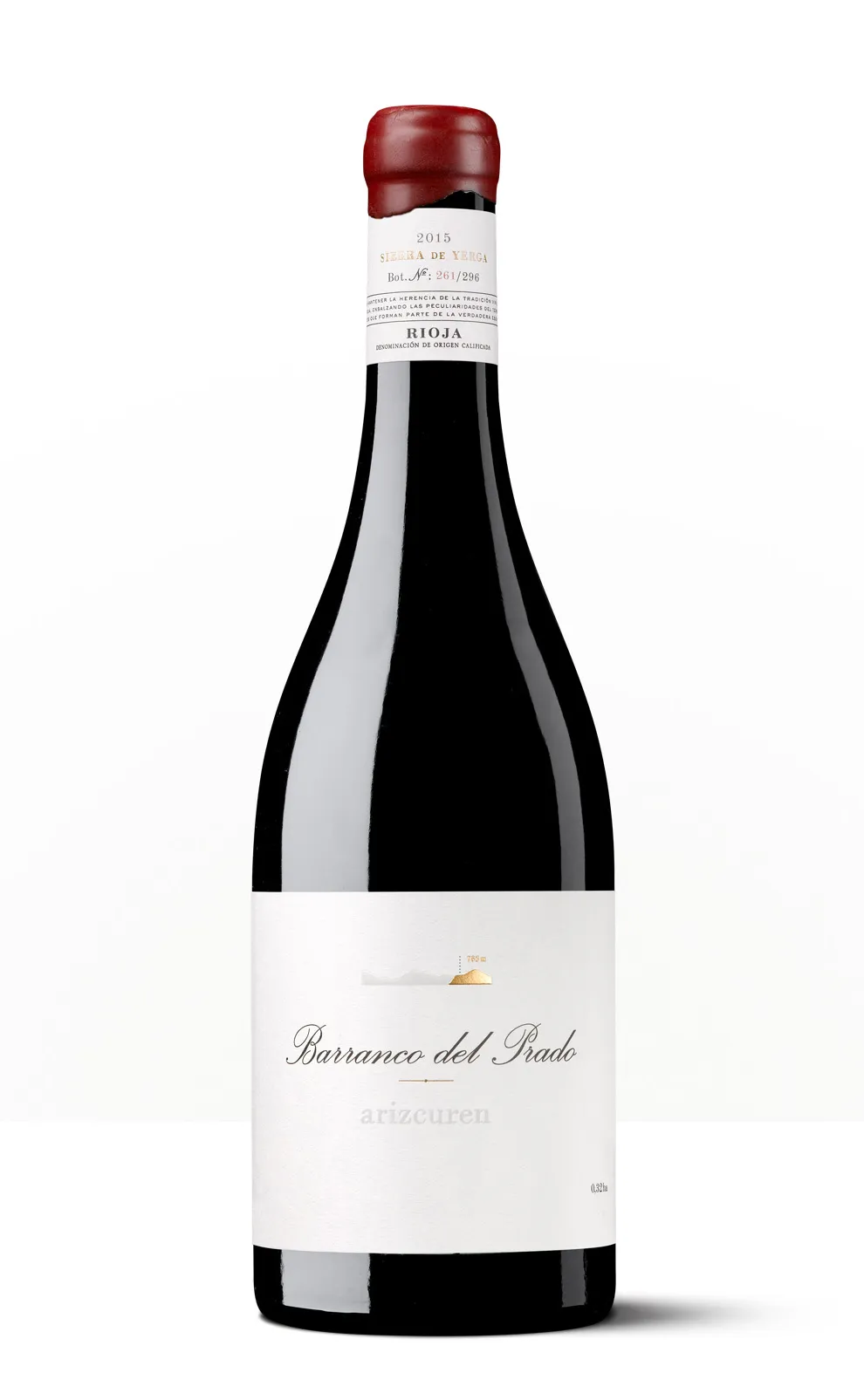 Silueta de una botella de Barranco del Prado.