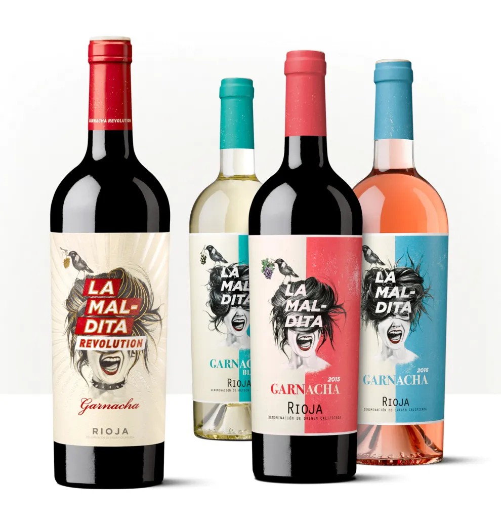 Silueta de una botella de La Maldita Revolution.