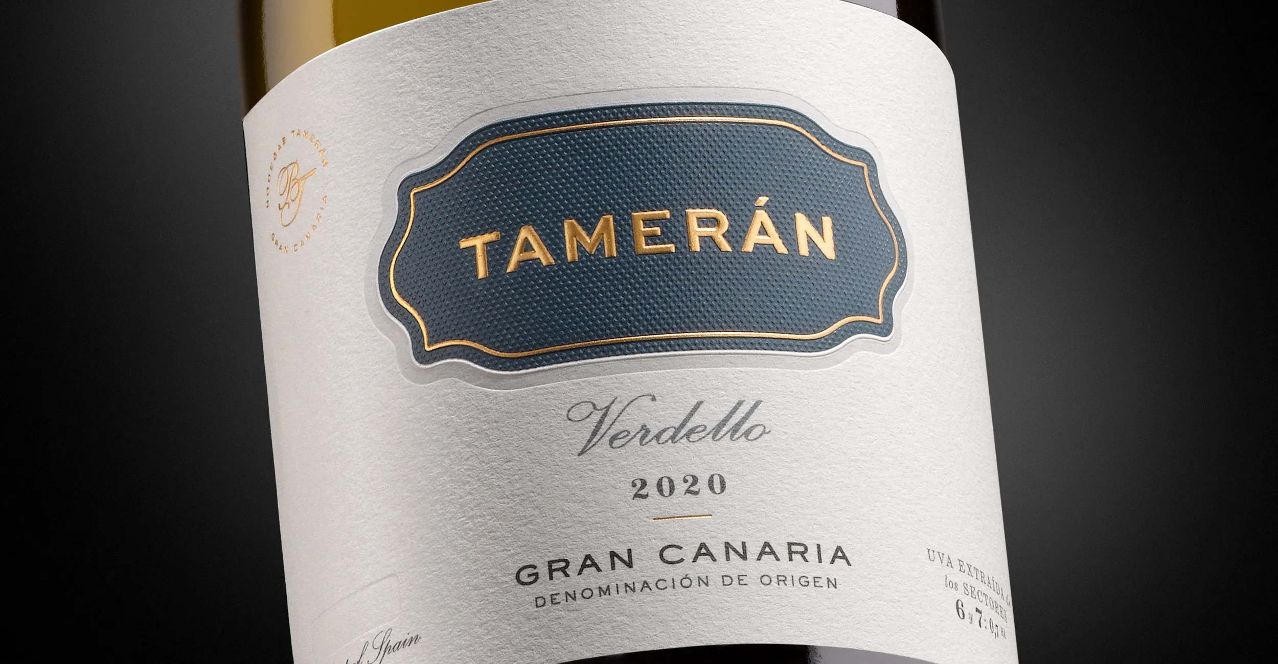 Detalle del diseño de packaging de Tamerán.